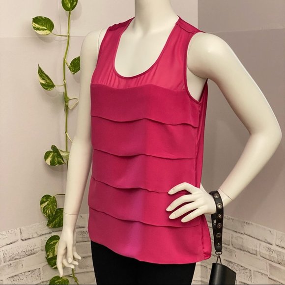 Jacob Tops - SOLD | Jacob Layered Ruffled Sleeveless Top EUC